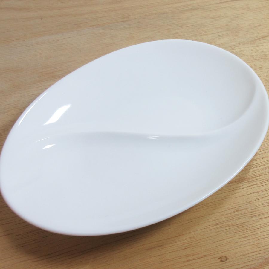 皿 仕切り皿 15cm仕切プレート 白 ツインプレート Twinツイン おしゃれ