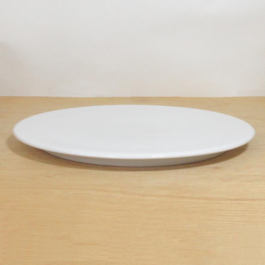 皿 平皿 19cm フラットプレート ホワイト ピアット 洋食器 おしゃれ