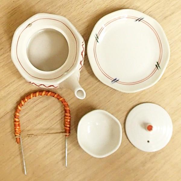 土瓶蒸し 器 セット 手描赤絵 土瓶むし 和食器 業務用食器 日本 土瓶蒸し 器 セット 手描赤絵 土瓶むし 和食器 業務用食器 日本