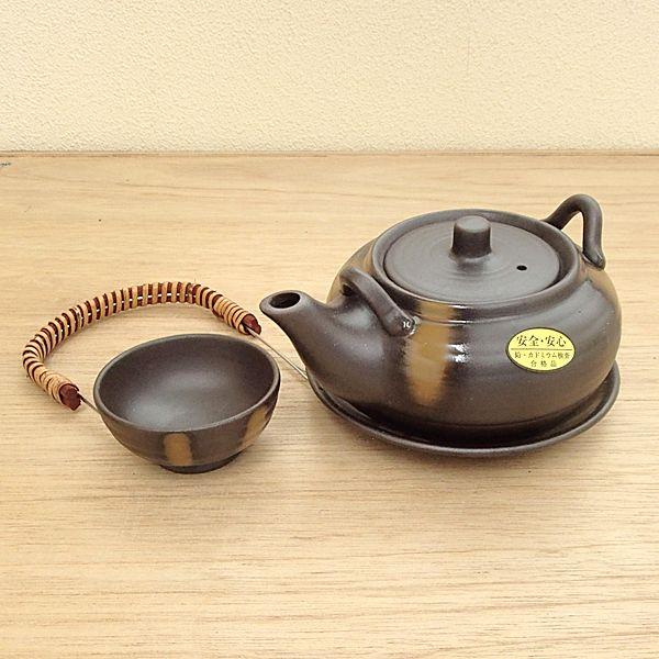 土瓶蒸し セット 黒吹き丸型 土瓶むし 直火可 松茸の土瓶蒸し 和食器