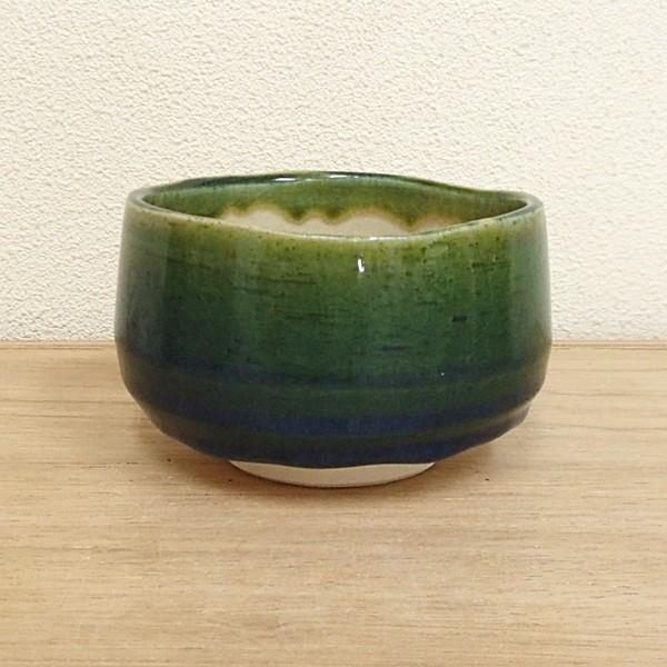 抹茶茶碗 織部 抹茶碗 おしゃれ 美濃焼 23y2718-131 : 四季彩-陶器