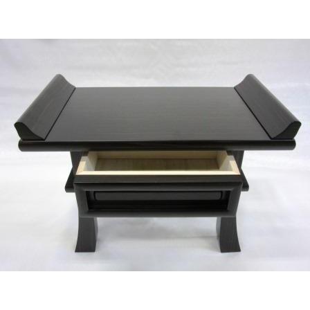 唐木経机 紫檀調・黒檀調 18号 2色設定あり 仏壇 仏具 経机 お経机