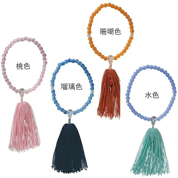 おこさま京念珠 仏壇 仏具 子供用 お墓参り 仏前 数珠 合掌 : おぶつ