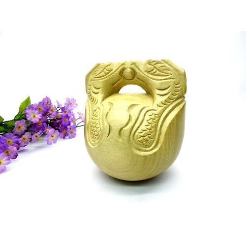 本楠木魚 並彫 5.0寸 撥付 仏壇 仏具 仏前 鳴物 禅宗・天台宗・浄土宗_2