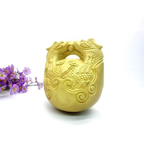 本楠木魚 上彫 3.5寸 撥付 仏壇 仏具 仏前 鳴物 禅宗・天台宗・浄土宗_2