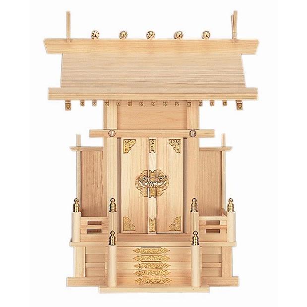 大々大御神 ひのき(H59) 神棚、神具-神棚-キッチン、日用品、文具