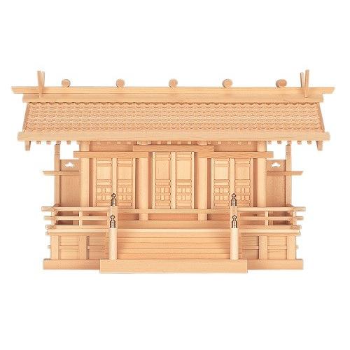 白山瓦屋根通し三社・中 木曽ひのき(H55A)
