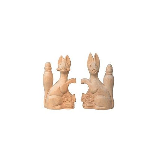 木彫り きつね 3寸 稲荷 : おぶつだんの志喜屋 - 通販 - Yahoo