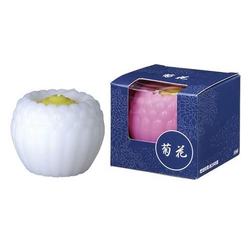 菊花ろうそく 台無 花形ローソク 仏壇 仏具 お墓 お供え : おぶつだん