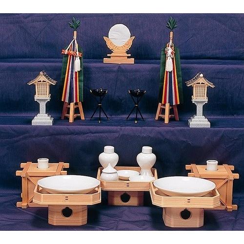 祖霊舎用 神具仕掛ける（大） (H244) 冠婚葬祭、宗教用品-キッチン、日用品、文具-神棚、神具