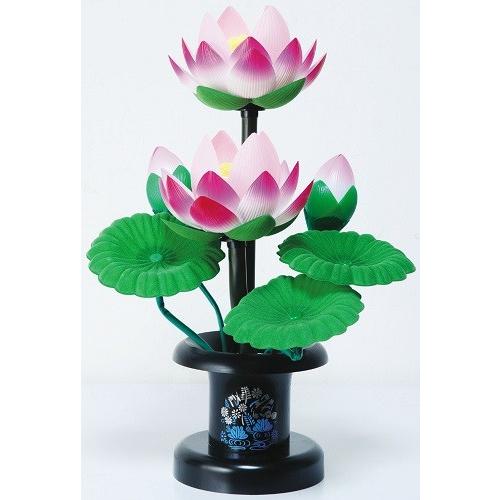 421 蓮華灯２号 竹灯篭 お盆用品 お盆 初盆 提灯 盆ちょうちん 行灯 盆提灯 大内行灯（H）