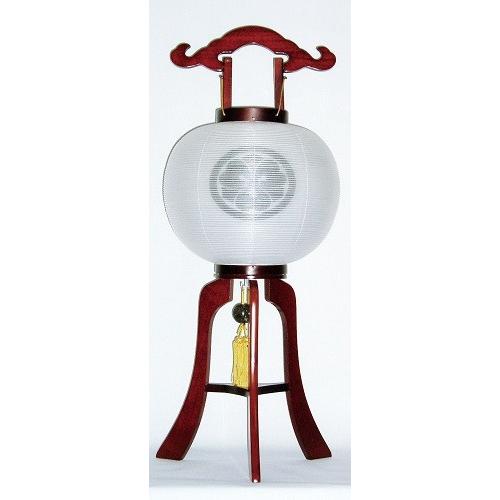 7342 MGサクラ行灯11号 高82cm 無地 紋入 絹張 木製 サクラ色 お盆用品 お盆 初盆 提灯 盆ちょうちん 行灯 盆提灯 大内行灯 （H）