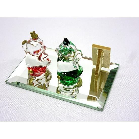 SWAROVSKI（スワロフスキー） N35 干支飾り クリスタル 福雛 申 申年