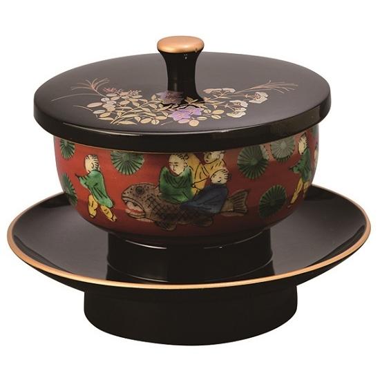 九谷焼 鉄仙 穴あき茶托セット 九谷焼茶碗 木米 : おぶつだんの志喜屋