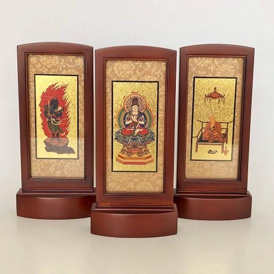 スタンド掛軸（小）陽（ひなた） 3本セット（本尊+脇掛）_2