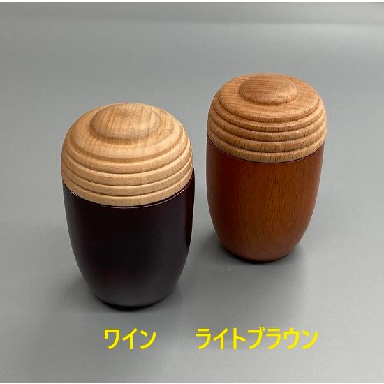 壺と玉目木台セット▪びーどろ壺▪大壺35cm ソウルプチポット（ミニ骨壺） | 海洋散骨のブルーオーシャン