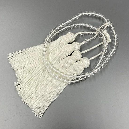 8寸門徒 水晶 共仕立 正絹房 桐箱入りJK-I : おぶつだんの志喜屋 