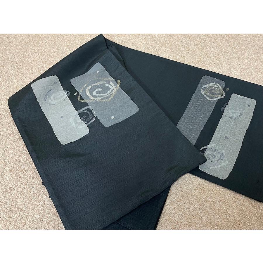 正絹 袋帯 洒落用 幾何学模様 : 悉皆屋おばさんの店 - 通販 - Yahoo