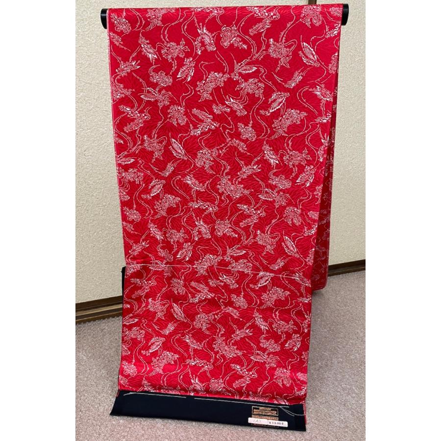 平和屋着物○長襦袢 無双仕立て 麻の葉文様 正絹 逸品 AABD0621fy