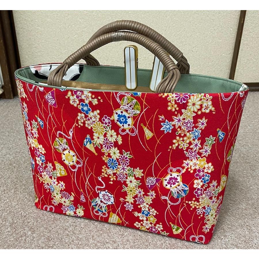 正絹素材のオシャレな和装バッグ（着物バッグ） : 悉皆屋おばさんの店