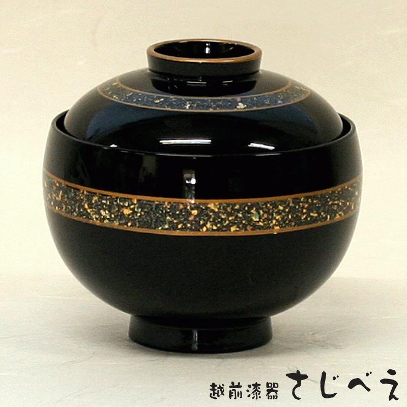 アウトレット 小吸物椀 総黒 銀帯箔ちらし 1客 現品限り オシャレ おしゃれ 業務用漆器 宴会 パーティー おもてなし 食事会 堅牢 越前漆器さじべえ 名入れギフト 通販 Yahoo ショッピング