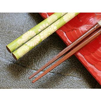 名入れ無料 夫婦箸 JAPAMOシリーズ 2膳組 桐箱入り メール便