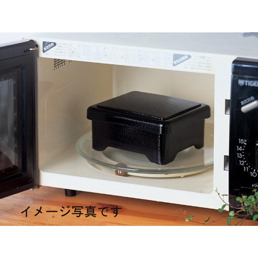 うな重箱 レンジ対応木目丼重 黒内朱 うなぎ 重箱 容器 器 うな重箱 レンジ対応木目丼重 黒内朱 うなぎ 重箱 容器 器