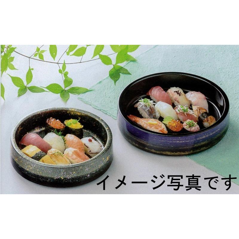 DX寿司桶 二色金箔 9寸 2人用 業務用 日本製 手巻き寿司 海鮮盛合せ