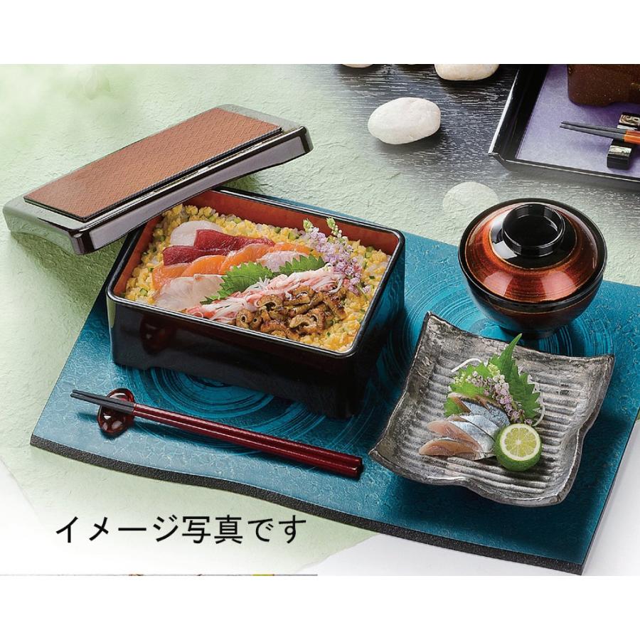 ☆業務用漆器DXちらし重梨地御所車50個ちらし重・海鮮重 ☆業務用漆器DXちらし重梨地御所車50個ちらし重・海鮮重
