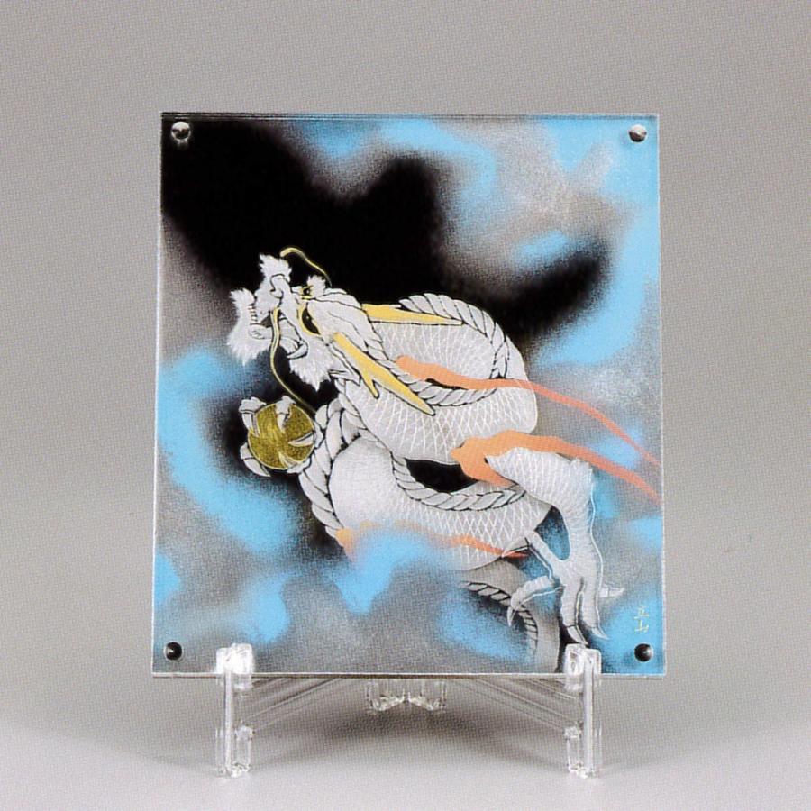 昇白龍 アクリルレイヤーパネル 冨田立山作 日展作家 木製 調度品 客室備品 新築記念品 越前漆器 ホテル 旅館