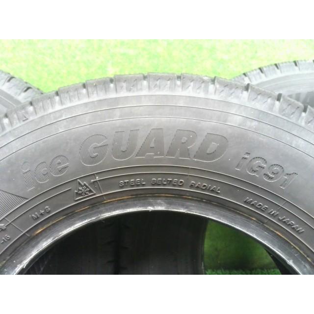 中古ウィンタータイヤ YOKOHAMA ICE GUARD IG91 145/80R12 4本セット