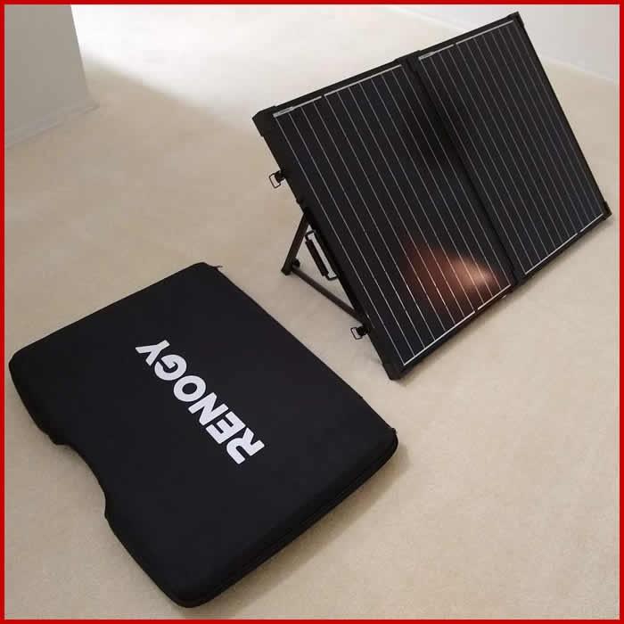 ポータブル ソーラーパネル 高出力100W x2枚 セット : いいものネット