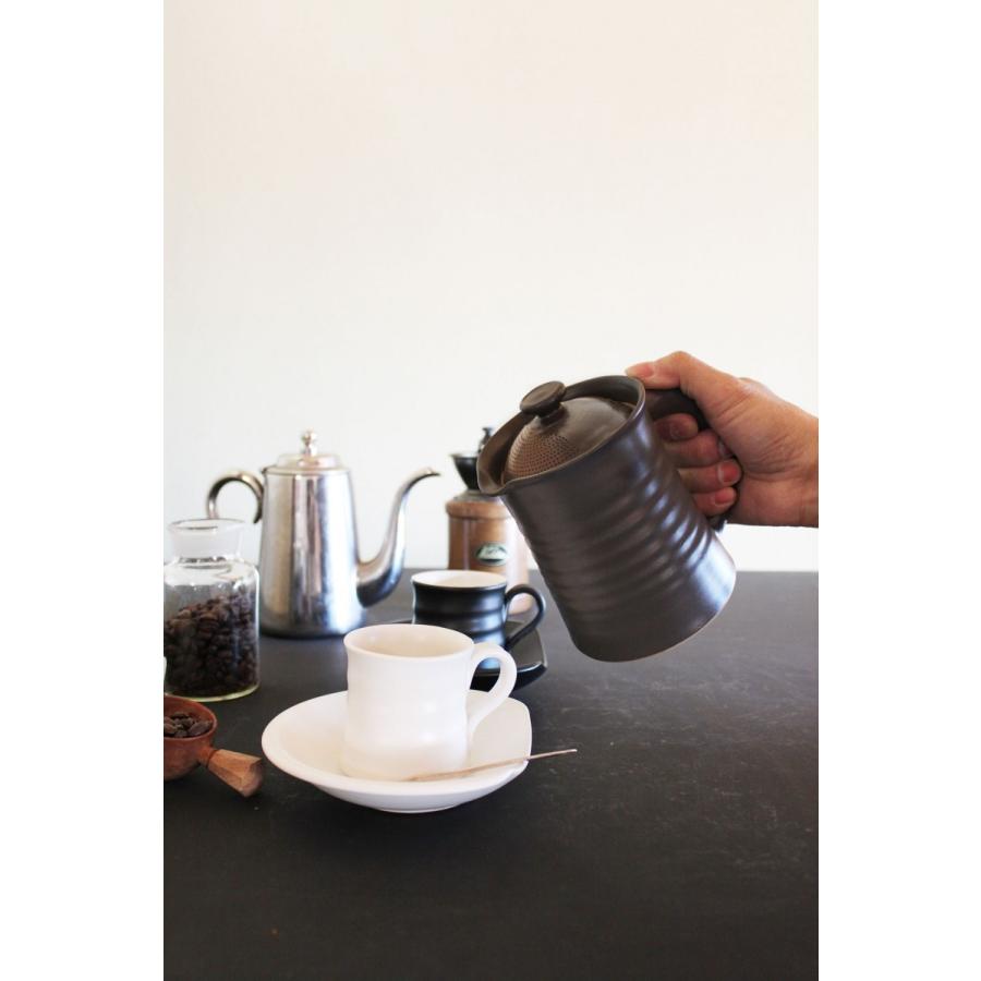 マイカフェポット（中）ポット単品　ブラック |  | 03