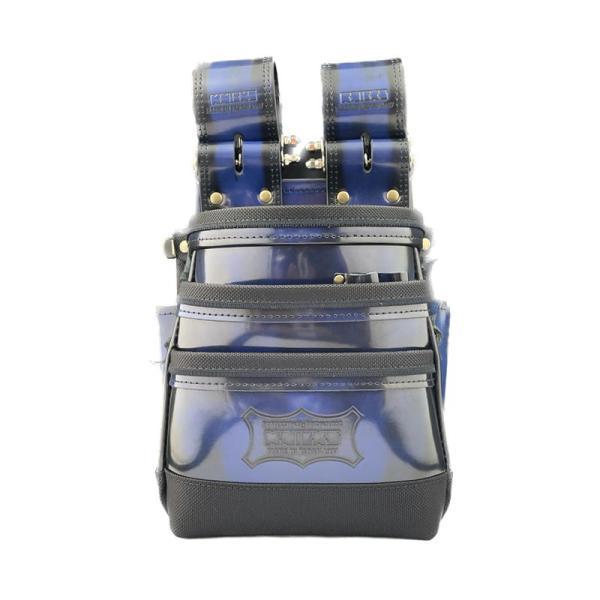 KNICKS ニックス ADV-301DDX-BL アドバンガラス革腰袋 バリスティック補強 ブルー/青 :4571221741141:島