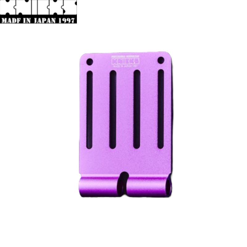 KNICKS ニックス ALU-15L-V アルミ製ベルトループ Lタイプ/紫 削