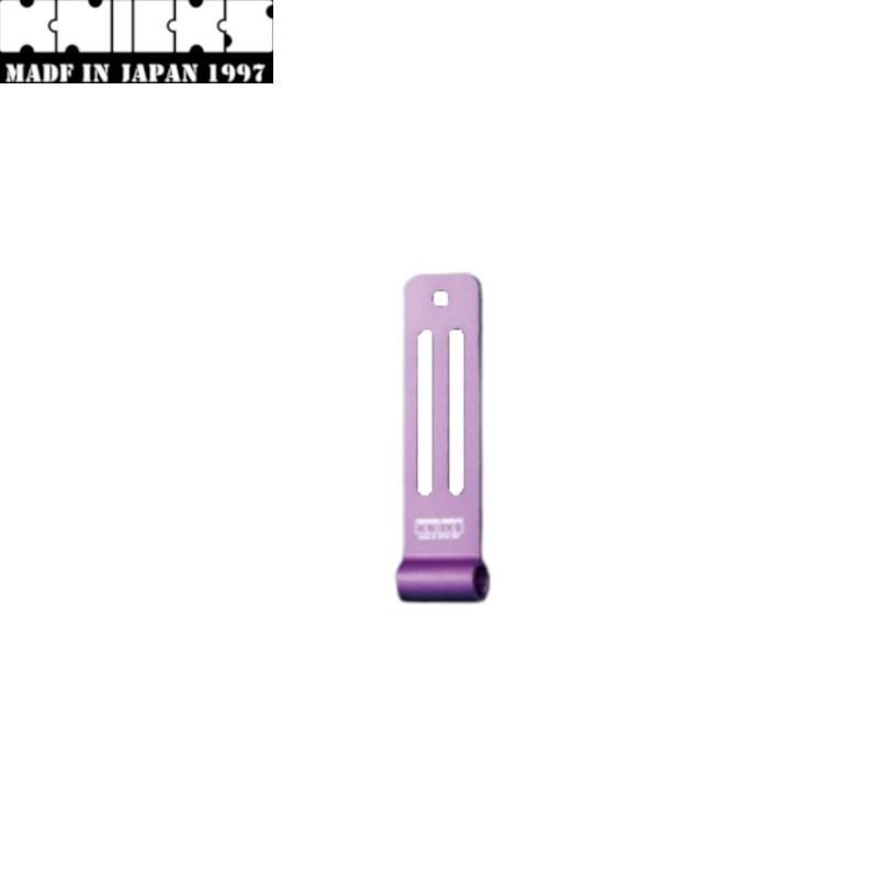 KNICKS ニックス ALUZ-V バイオレット アルミ削り出しシングルベルト