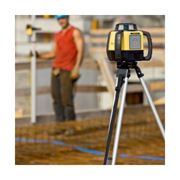 週末限定セールLeica ライカ 回転レーザーレベル RUGBY610 動作確認済  本体＋受光器2個　三脚付き ライカ（Leica） 【納期確認ください】ライカ 回転レーザーレベル