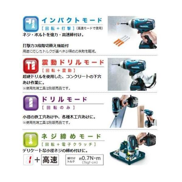 マキタ（makita） TP141DZ(青) 充電式4モードインパクトドライバー 18V 