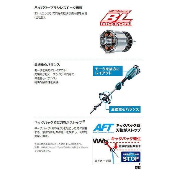 マキタ MUX18DZ 18V充電式スプリット草刈機モータ部+EM402MP 刈