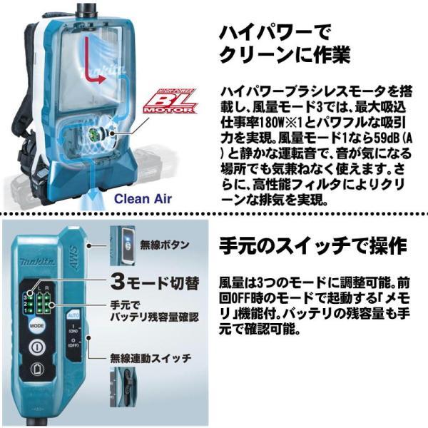 マキタ（makita） VC012GZ 充電式背負集じん機(6L) 40Vmax 本体のみ