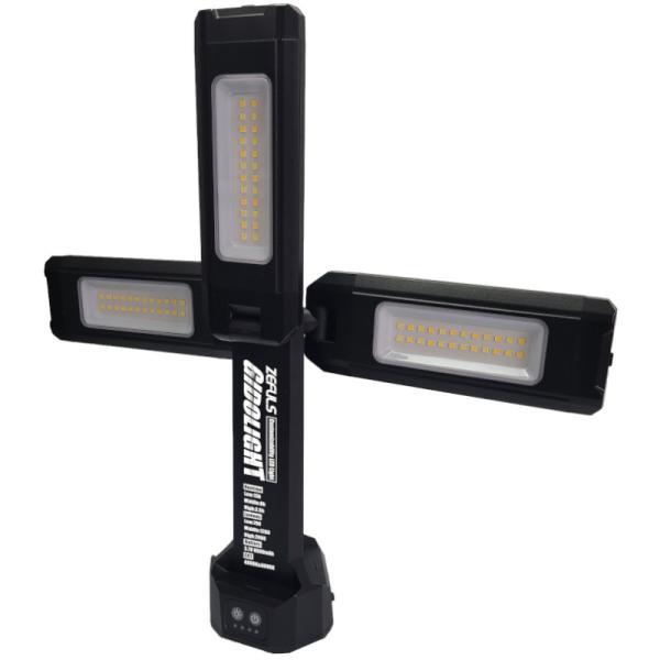 ZEFULS(ゼフルス) ZA-GL2000 ギドライト自在3灯式LED : SHIMA NET TOOL