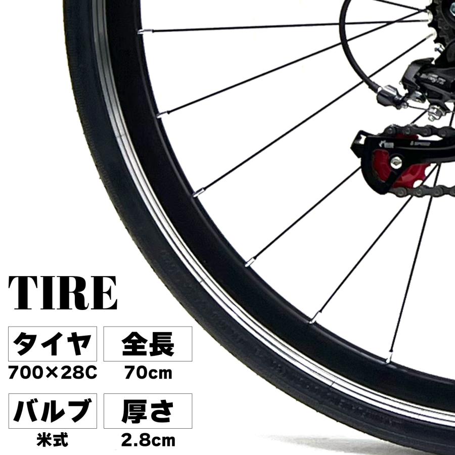 クロスバイク 自転車 21段変速 黒 初心者 ホワイト #1844｜shimabukuroshop｜06
