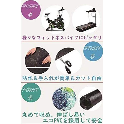 10％OFF トレーニングマット 防音 保護マット 4mm フロアマット 付き