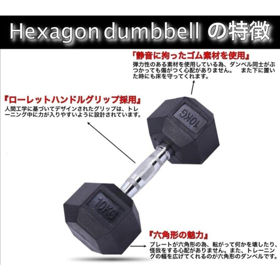 ダンベル 15kg 2個セット 合計30kg 六角 鉄アレイ 在宅 筋力 