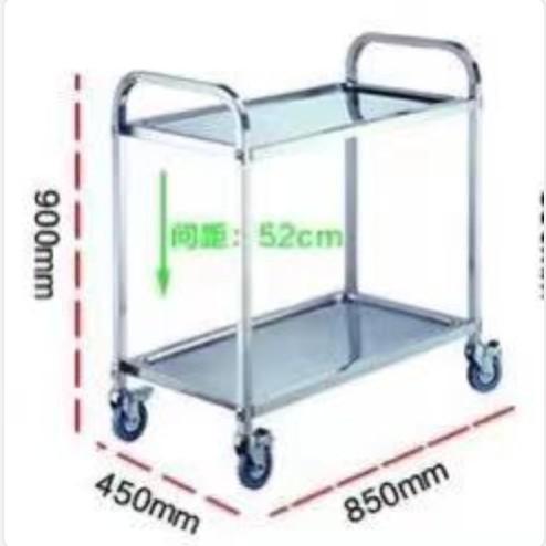 ステンレスワゴン 2段 キャスター付き キッチンワゴン 90cm 業務 ステンレスワゴン 2段 キャスター付き キッチンワゴン 90cm 業務