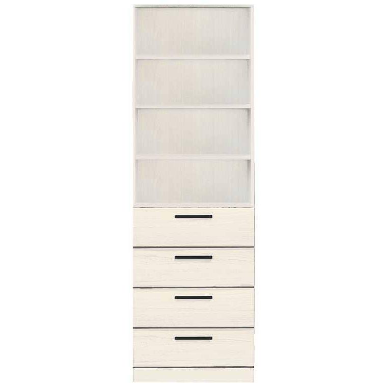 ラック 収納 棚 北欧 おしゃれ 衣類 シェルフ オープン 洋服収納 白 幅60cm 家具 新生活 オープンラック ナット 60 ホワイト 取手bk 配送員設置 島忠 ホームズ Paypayモール店 通販 Paypayモール