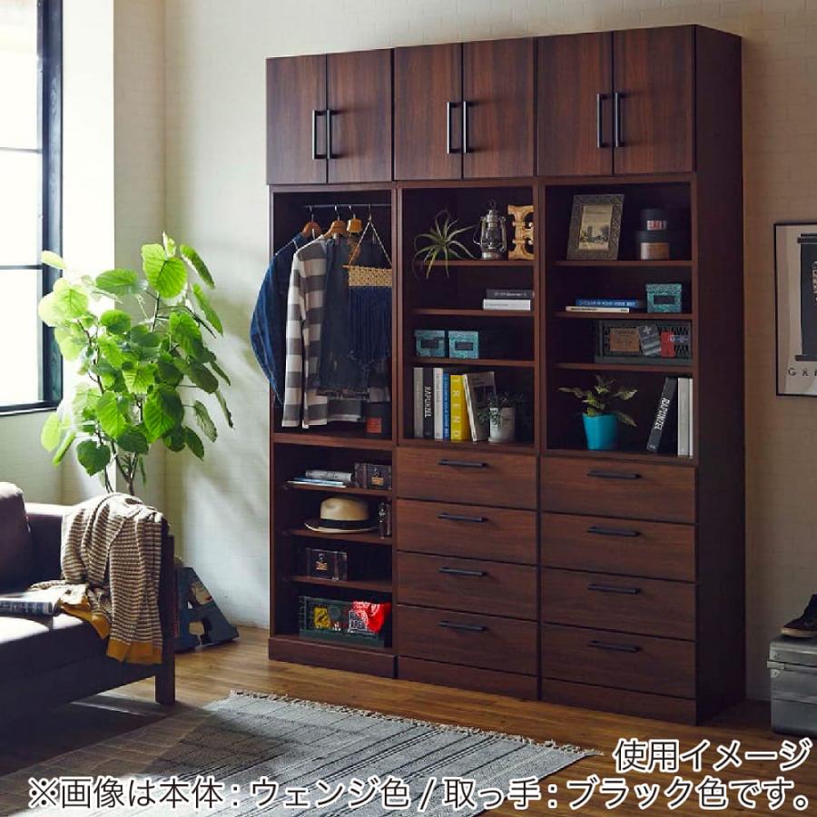 上置 ナット スライドワード用 90*56 ホワイト/取手ブラック (大型配送
