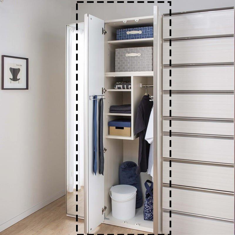 ワードローブ おしゃれ 収納 衣類収納 クローゼット ハンガーラック 衣類 洋服 幅60cm 洋服タンス ケース60マルチ ホワイト木目 配送員設置 00 島忠 ホームズ Yahoo 店 通販 Yahoo ショッピング