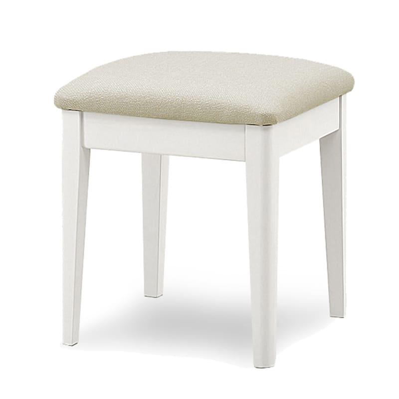 ドレッサーチェア（背なし） エバルト WH (玄関先お渡し商品) : 島忠