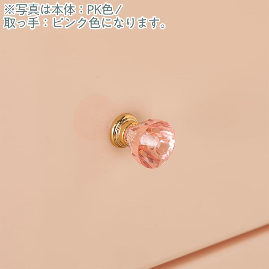ローチェスト エタン１２０−４ＢＬ／取っ手クリスタル (配送員設置)_4